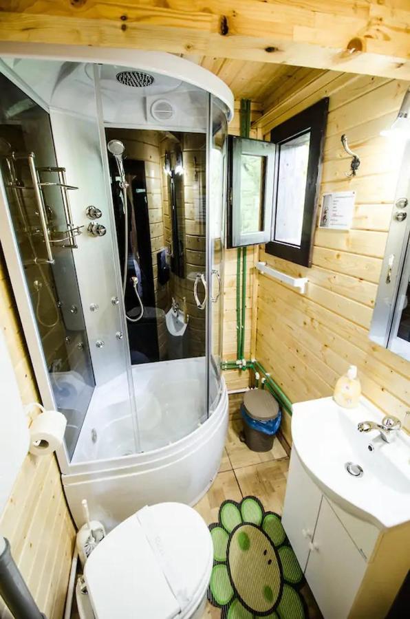 Cuibul Vulturilor - Casuta In Copac Villa Moisei Exteriör bild
